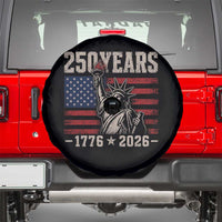USA Independence 250th Anniversary Spare Tire Cover Patriotic Lady Liberty American Flag 250 Years 1776 2026