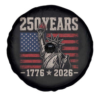 USA Independence 250th Anniversary Spare Tire Cover Patriotic Lady Liberty American Flag 250 Years 1776 2026
