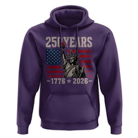 USA Independence 250th Anniversary Hoodie Patriotic Lady Liberty American Flag 250 Years 1776 2026