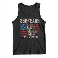 USA Independence 250th Anniversary Tank Top Patriotic Lady Liberty American Flag 250 Years 1776 2026