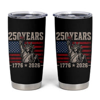 USA Independence 250th Anniversary Tumbler Cup Patriotic Lady Liberty American Flag 250 Years 1776 2026