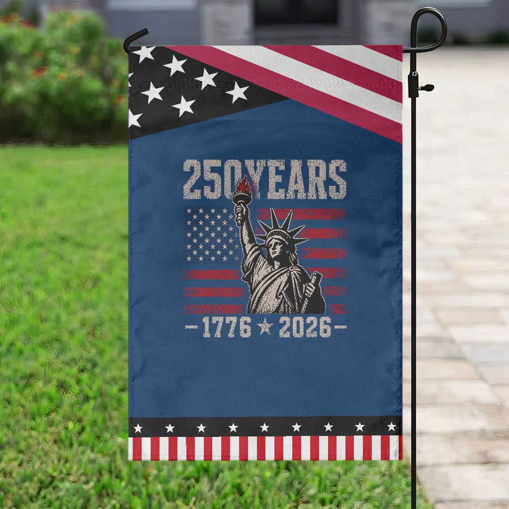 USA Independence 250th Anniversary Patriotic Garden Flag Lady Liberty American Flag 250 Years 1776 2026