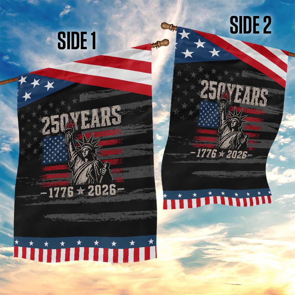 USA Independence 250th Anniversary Patriotic Garden Flag Lady Liberty American Flag 250 Years 1776 2026