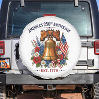 250 Anniversary Spare Tire Cover Floral Liberty Bell USA 250th American 4th July 2026