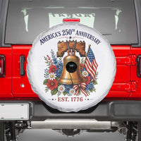 250 Anniversary Spare Tire Cover Floral Liberty Bell USA 250th American 4th July 2026