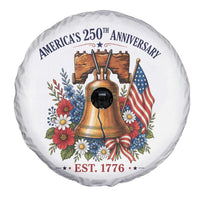 250 Anniversary Spare Tire Cover Floral Liberty Bell USA 250th American 4th July 2026