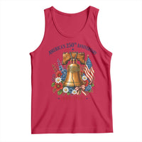 250 Anniversary Tank Top Floral Liberty Bell USA 250th American 4th July 2026