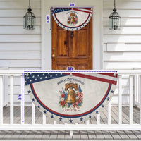 250 Anniversary Patriotic Fan Flag Floral Liberty Bell USA 250th American 4th July 2026