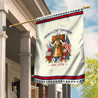 250 Anniversary Patriotic Garden Flag Floral Liberty Bell USA 250th American 4th July 2026