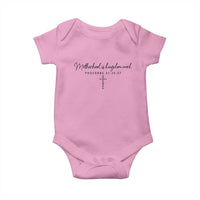 Motherhood Is Kingdom Work Baby Onesie Christian Mom Floral Mama Mothers Day