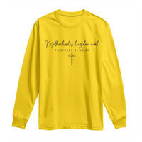 Motherhood Is Kingdom Work Long Sleeve Shirt Christian Mom Floral Mama Mothers Day