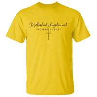 Motherhood Is Kingdom Work T Shirt Christian Mom Floral Mama Mothers Day