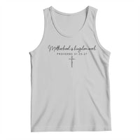 Motherhood Is Kingdom Work Tank Top Christian Mom Floral Mama Mothers Day