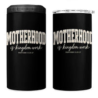 Motherhood Is Kingdom Work 4 in 1 Can Cooler Tumbler Cute Christian Mom Mothers Day Floral Jesus