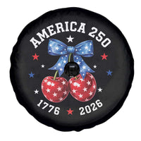 250 Anniversary USA Spare Tire Cover Cherry Coquette Bow 4th Of July 1776 2026 250th Birthday