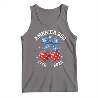 250 Anniversary USA Tank Top Cherry Coquette Bow 4th Of July 1776 2026 250th Birthday