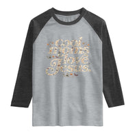 Cool Moms Love Jesus Raglan Shirt Vintage Floral Boho Wildflower Christian Mama Mothers Day