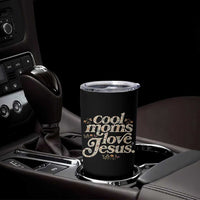 Cool Moms Love Jesus Tumbler Cup Vintage Floral Boho Wildflower Christian Mama Mothers Day