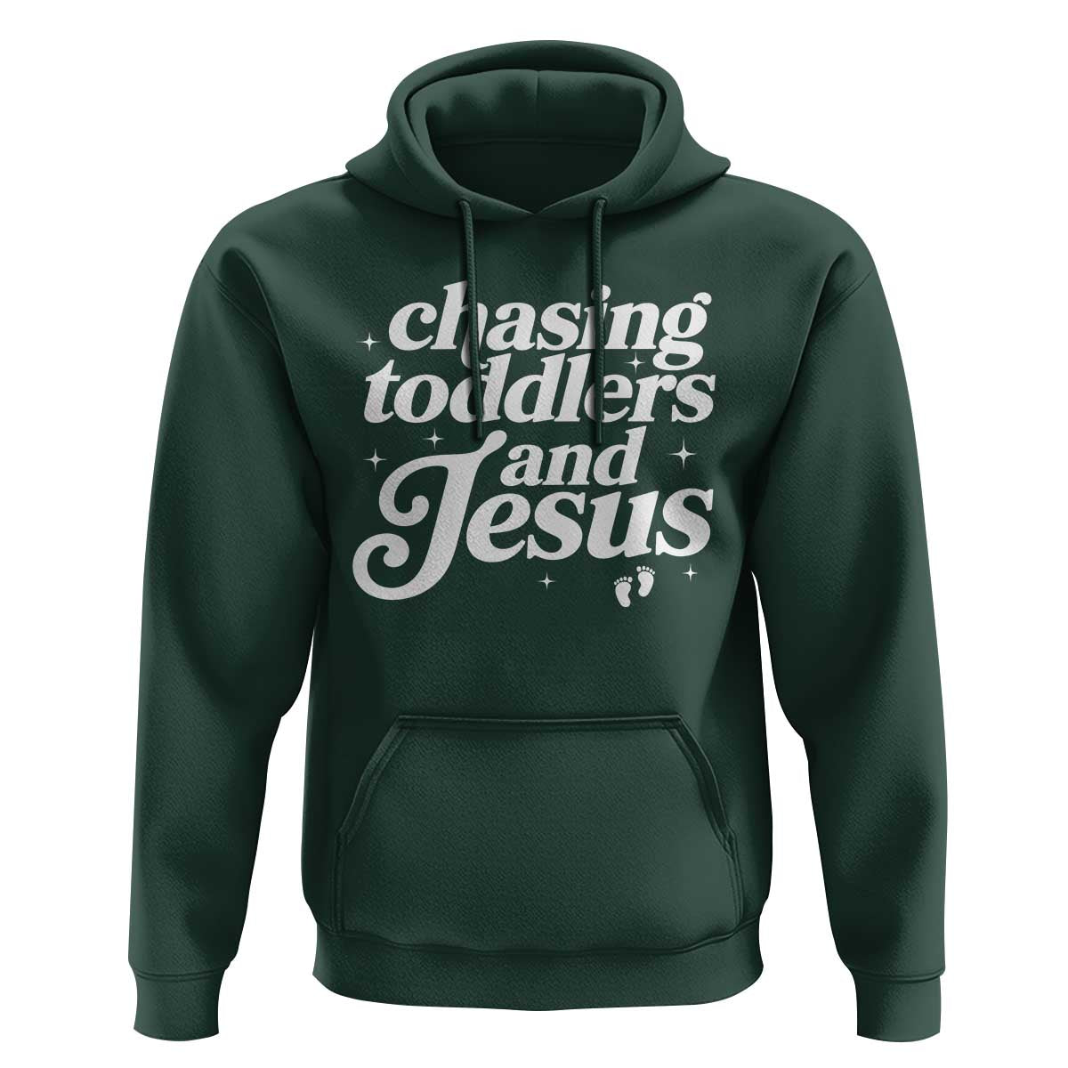 Christian Mom Hoodie Chasing Jesus And Toddlers