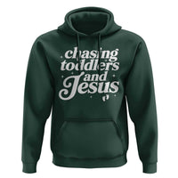 Christian Mom Hoodie Chasing Jesus And Toddlers