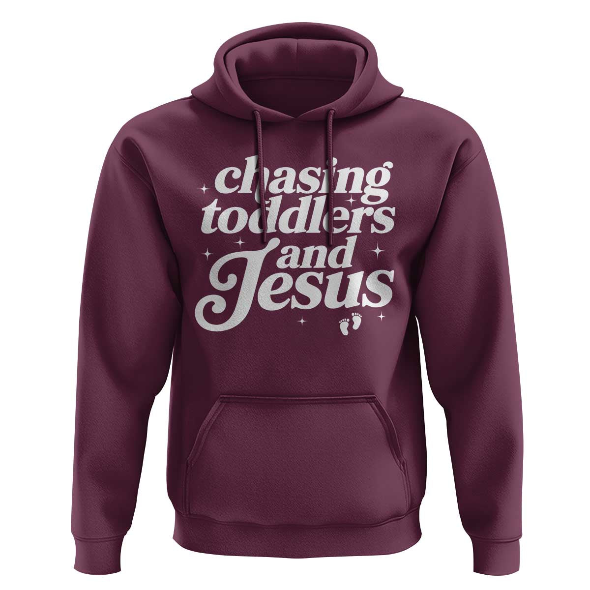Christian Mom Hoodie Chasing Jesus And Toddlers
