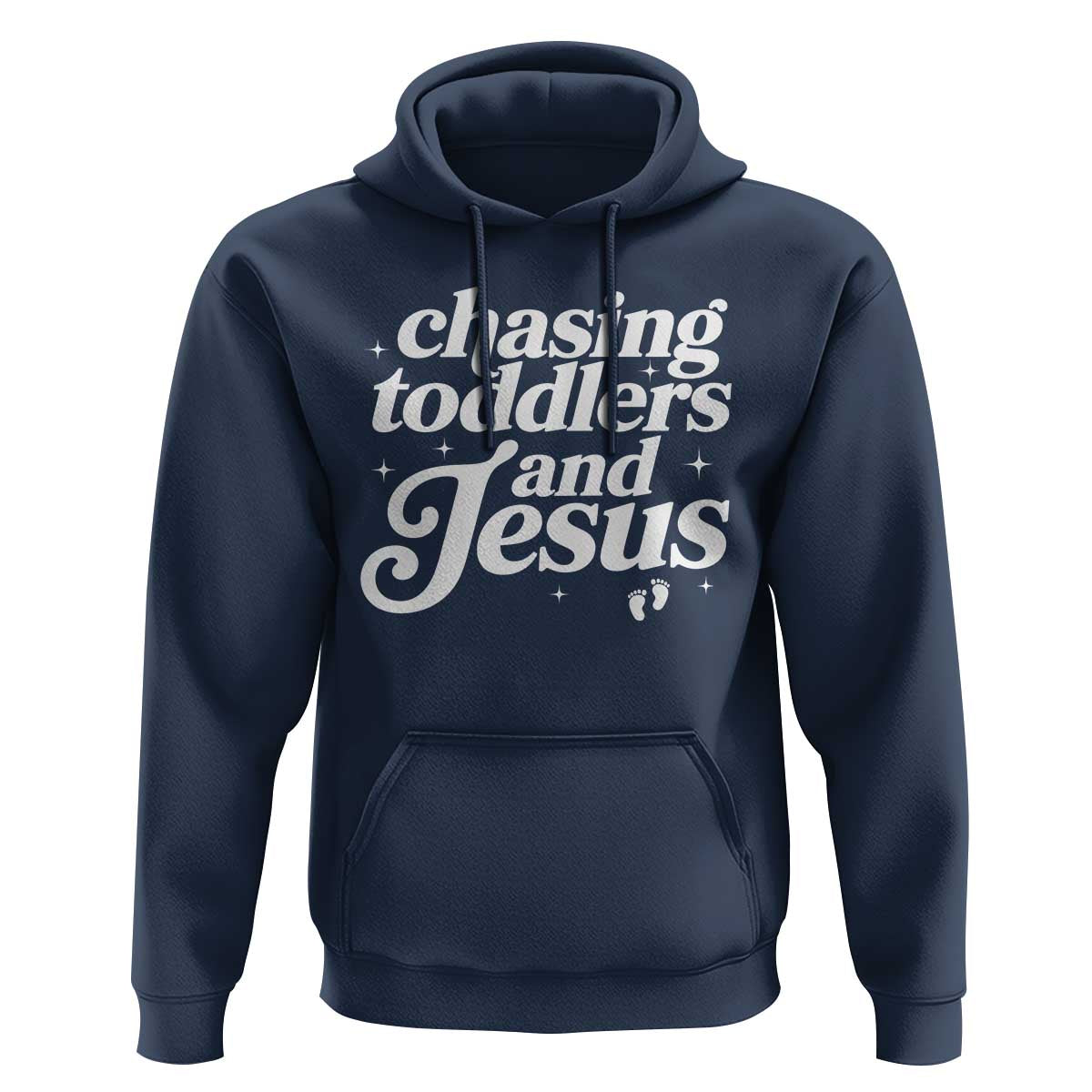 Christian Mom Hoodie Chasing Jesus And Toddlers
