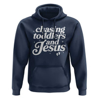 Christian Mom Hoodie Chasing Jesus And Toddlers