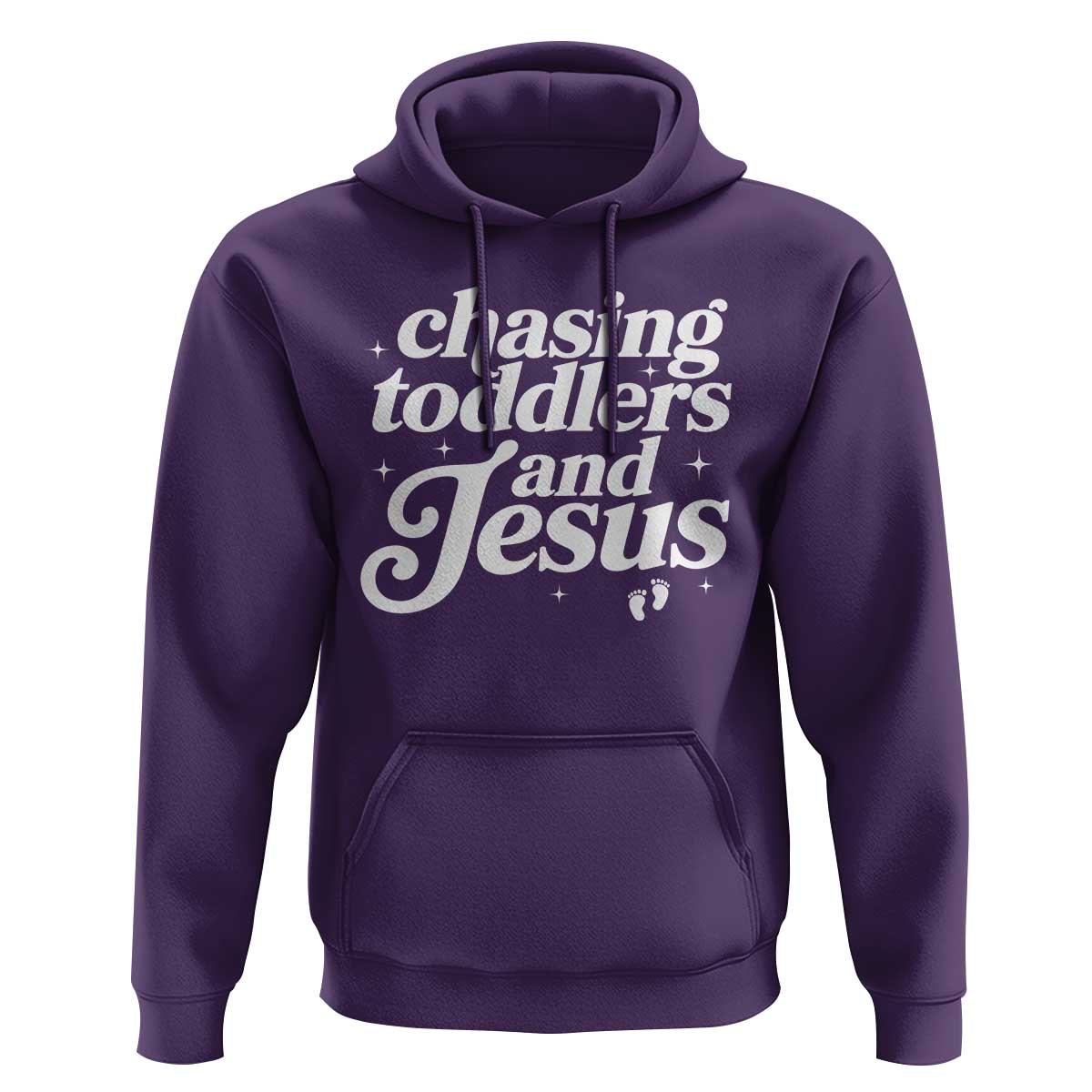 Christian Mom Hoodie Chasing Jesus And Toddlers