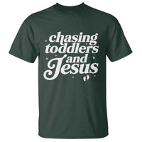 Christian Mom T Shirt Chasing Jesus And Toddlers