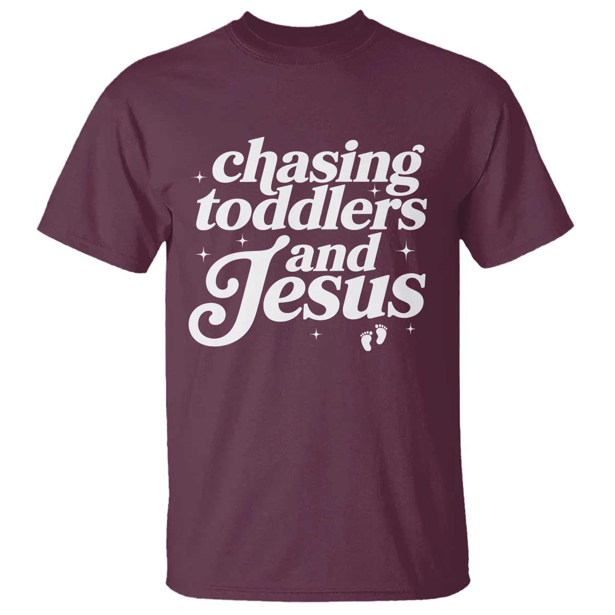 Christian Mom T Shirt Chasing Jesus And Toddlers