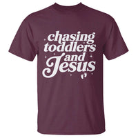 Christian Mom T Shirt Chasing Jesus And Toddlers