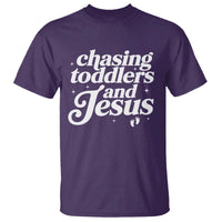 Christian Mom T Shirt Chasing Jesus And Toddlers