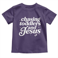 Christian Mom Toddler T Shirt Chasing Jesus And Toddlers