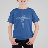 Motherhood Is Kingdom Work T Shirt For Kid Floral Cross Christian Mama Mothers Day