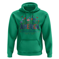Floral 250th Anniversary Hoodie Wildflower Independence Day 250 Years Birthday 1776 2026