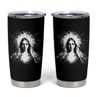 Catholic Virgin Mary Tumbler Cup Vintage Marian Face Christian Our Lady