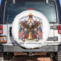 250 Anniversary USA Patriotic Eagle Spare Tire Cover Flower 250th Birthday 4th Of July 2026