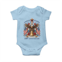 250 Anniversary USA Patriotic Eagle Baby Onesie Flower 250th Birthday 4th Of July 2026