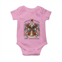 250 Anniversary USA Patriotic Eagle Baby Onesie Flower 250th Birthday 4th Of July 2026