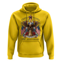 250 Anniversary USA Patriotic Eagle Hoodie Flower 250th Birthday 4th Of July 2026