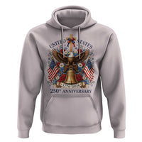 250 Anniversary USA Patriotic Eagle Hoodie Flower 250th Birthday 4th Of July 2026