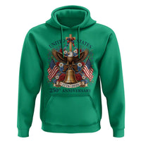 250 Anniversary USA Patriotic Eagle Hoodie Flower 250th Birthday 4th Of July 2026
