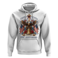 250 Anniversary USA Patriotic Eagle Hoodie Flower 250th Birthday 4th Of July 2026