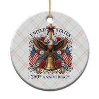 250 Anniversary USA Patriotic Eagle Ceramic Ornament Flower 250th Birthday 4th Of July 2026