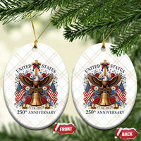 250 Anniversary USA Patriotic Eagle Ceramic Ornament Flower 250th Birthday 4th Of July 2026