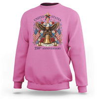 250 Anniversary USA Patriotic Eagle Sweatshirt Flower 250th Birthday 4th Of July 2026