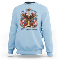 250 Anniversary USA Patriotic Eagle Sweatshirt Flower 250th Birthday 4th Of July 2026