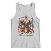250 Anniversary USA Patriotic Eagle Tank Top Flower 250th Birthday 4th Of July 2026