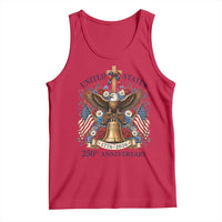 250 Anniversary USA Patriotic Eagle Tank Top Flower 250th Birthday 4th Of July 2026