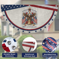 250 Anniversary USA Eagle Patriotic Fan Flag Flower 250th Birthday 4th Of July 2026